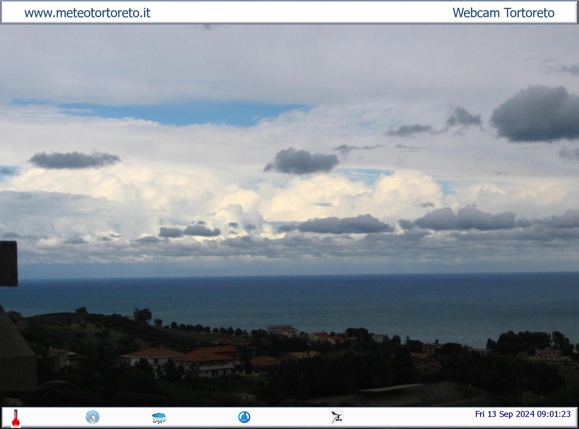 Preview delle webcam di Tortoreto vista mare Adriatico