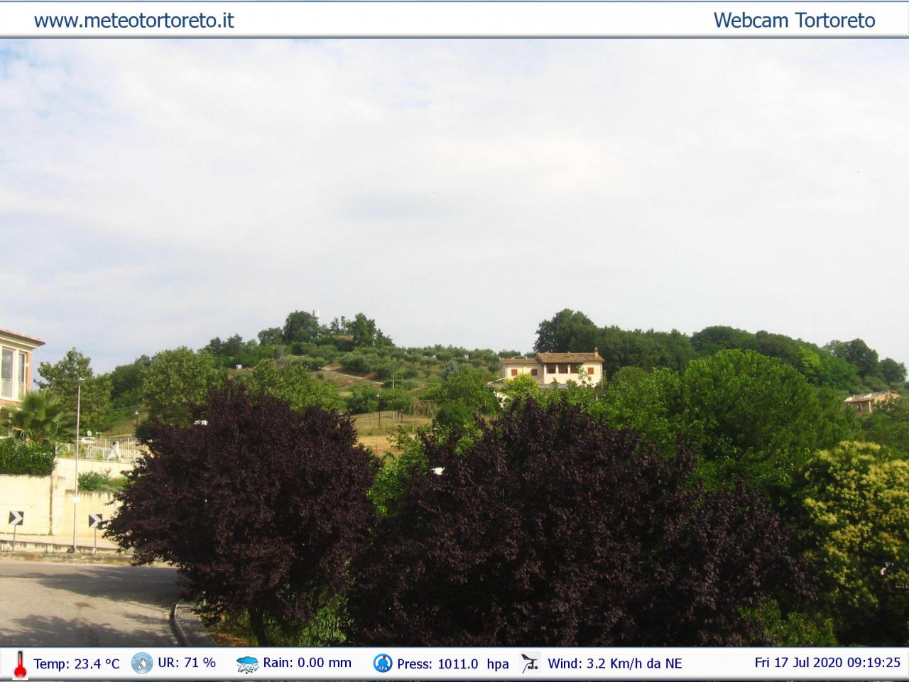 Preview delle webcam di Tortoreto collina